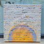 Coloured lines 5 2025, 25x25,  Lack-Spray auf LW, € 290